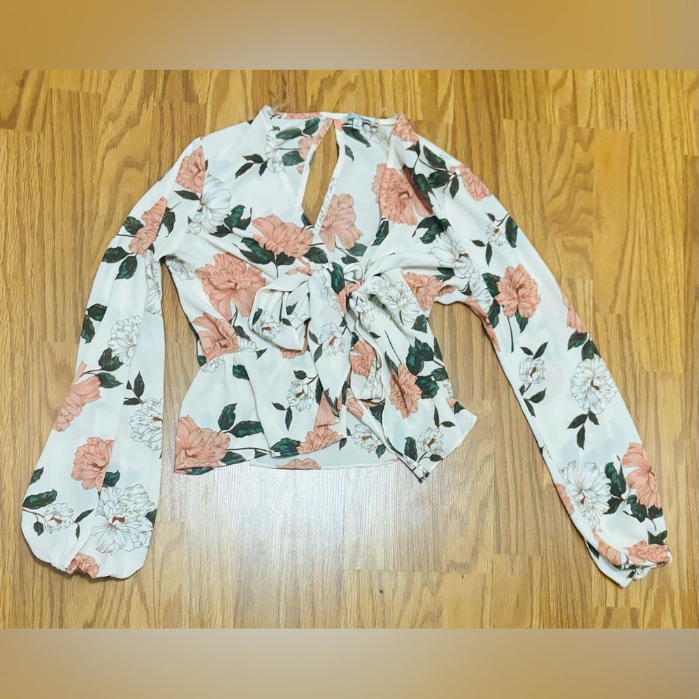 Open back blouse
